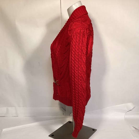 Shawl Collar Cardigan Sweater by Lauren Ralph Lauren Womens size medium - Picture 6 of 10